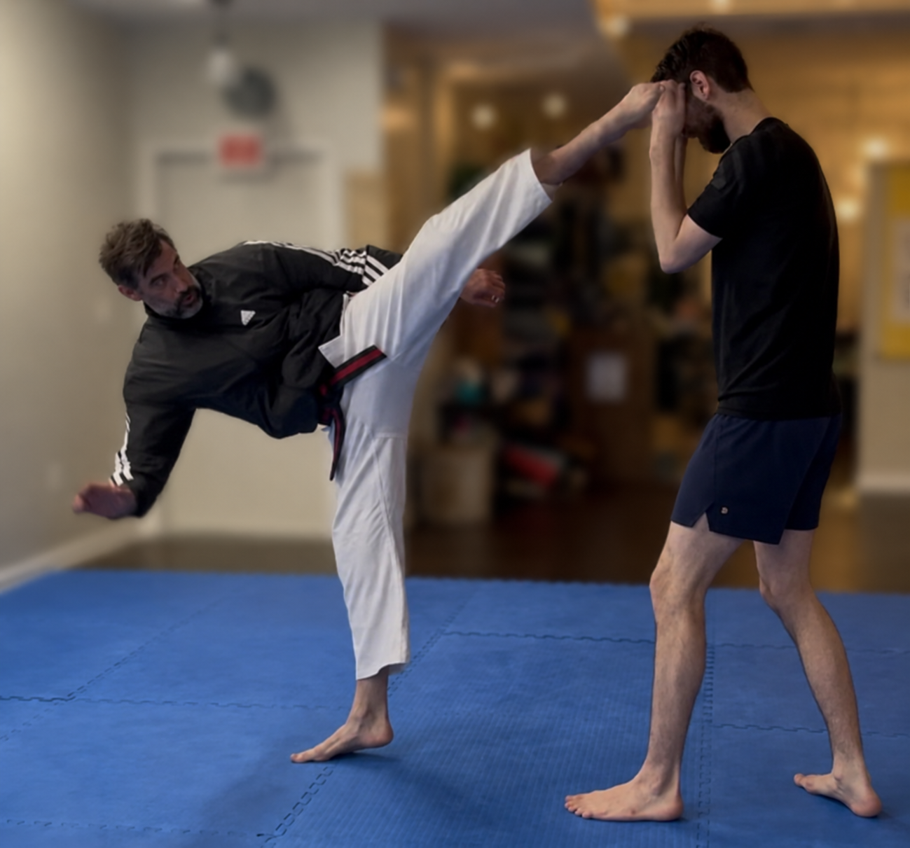 Karate training